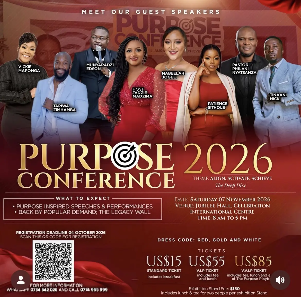 Guest speakers at Purpose Conference 2026